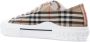 Burberry Beige Sneakers van Biologisch Katoen met Vintage Check Motief Beige Heren - Thumbnail 5