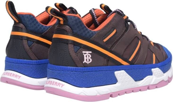 Burberry Dames Leren Lage Sneakers Bruin Dames
