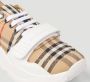 Burberry Sneakers met Vintage Check-patroon en klittenbandsluiting Beige Dames - Thumbnail 14