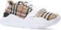 Burberry Sneakers met Vintage Check-patroon en klittenbandsluiting Beige Dames - Thumbnail 8
