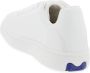 Burberry Witte Leren Sneakers Ronde Neus Vetersluiting White Dames - Thumbnail 14