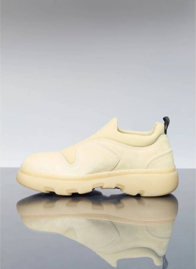 Burberry Sneakers Yellow Heren