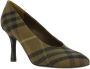 Burberry Stiletto Baby Pumps met Check Print Green Dames - Thumbnail 3
