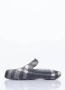 Burberry Rubberen slides met perforatie Black Heren - Thumbnail 4