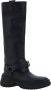 Burberry Stomp Leren Laarzen met B-Gespen Black Dames - Thumbnail 3