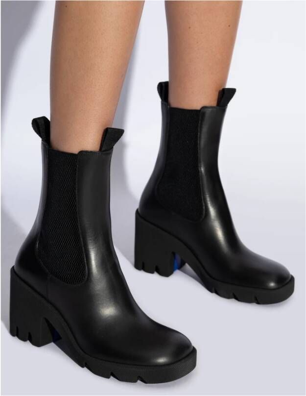Burberry Stride hoge enkellaarzen Black Dames