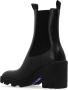 Burberry Zwarte Enkellaarsjes Elegante Stijl Black Dames - Thumbnail 8