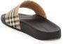 Burberry Tijdloze Check Slides voor modebewuste vrouwen Beige Dames - Thumbnail 13