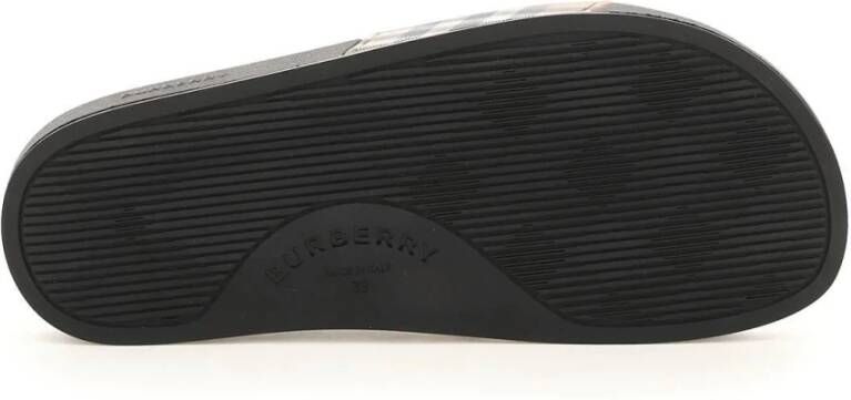 Burberry Tijdloze Check Slides voor modebewuste vrouwen Beige Dames - Foto 15