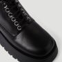 Burberry Zwarte Leren Veterschoenen Black Dames - Thumbnail 3