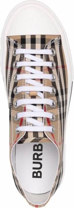 Burberry Vintage Check Beige Sneakers Beige Heren