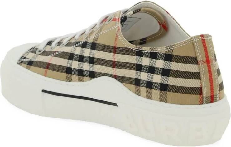 Burberry Vintage Check Canvas Sneakers Multicolor Heren