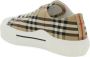 Burberry Beige Sneakers van Biologisch Katoen met Vintage Check Motief Beige Heren - Thumbnail 2