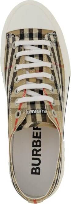 Burberry Vintage Check Canvas Sneakers Multicolor Heren