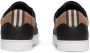 Burberry Vintage Check Leder Sneakers Black Heren - Thumbnail 4