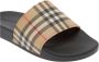 Burberry Beige Sandalen met Verhoogde Letters Beige Heren - Thumbnail 4