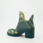 Burberry Chunky Heel Enkellaarzen met Ruitpatroon Green Dames - Thumbnail 7