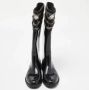 Burberry Vintage Pre-owned Canvas boots Black Dames - Thumbnail 3