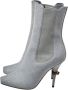 Burberry Vintage Pre-owned Canvas boots Gray Dames - Thumbnail 3