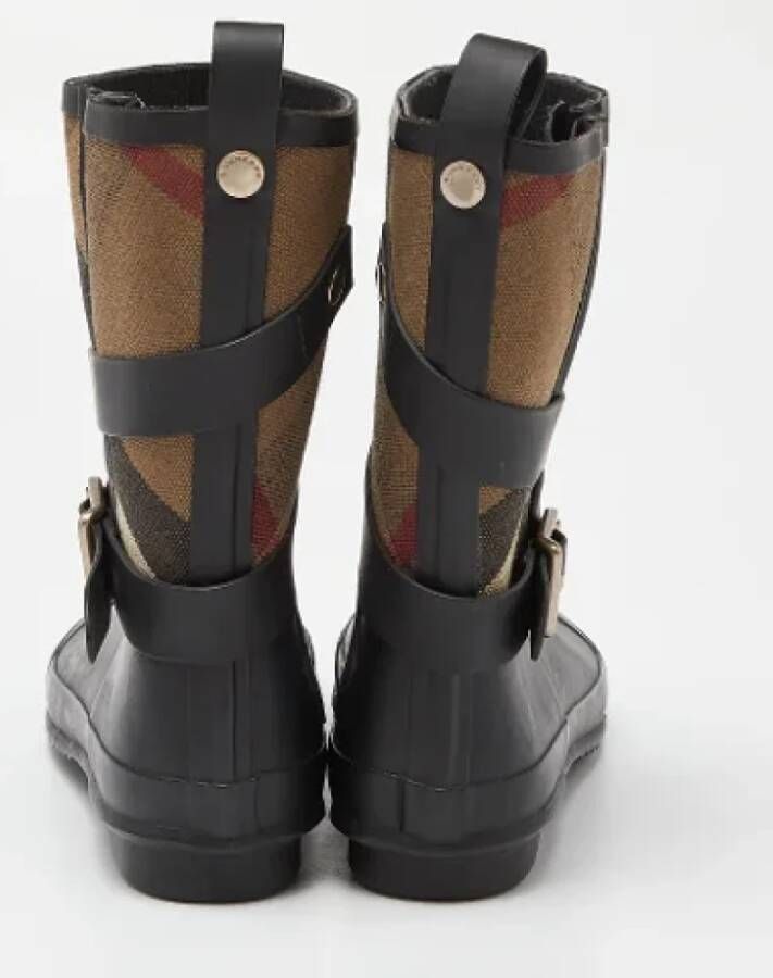 Burberry Vintage Pre-owned Canvas boots Multicolor Dames