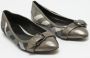 Burberry Vintage Pre-owned Canvas flats Gray Dames - Thumbnail 4