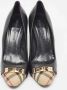 Burberry Vintage Pre-owned Canvas heels Black Dames - Thumbnail 3