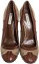 Burberry Vintage Pre-owned Canvas heels Brown Dames - Thumbnail 2