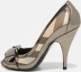 Burberry Vintage Pre-owned Canvas heels Gray Dames - Thumbnail 2