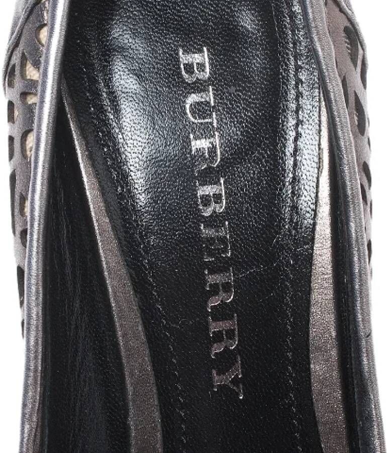Burberry Vintage Pre-owned Canvas heels Multicolor Dames