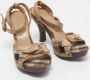 Burberry Vintage Pre-owned Canvas sandals Beige Dames - Thumbnail 4