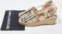 Burberry Vintage Pre-owned Canvas sandals Beige Dames - Thumbnail 9