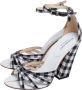 Burberry Vintage Pre-owned Canvas sandals Black Dames - Thumbnail 3