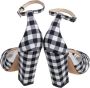 Burberry Vintage Pre-owned Canvas sandals Black Dames - Thumbnail 4