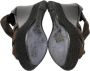 Burberry Vintage Pre-owned Canvas sandals Black Dames - Thumbnail 5
