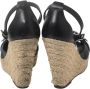 Burberry Vintage Pre-owned Canvas sandals Black Dames - Thumbnail 4