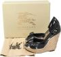 Burberry Vintage Pre-owned Canvas sandals Black Dames - Thumbnail 7