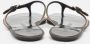 Burberry Vintage Pre-owned Canvas sandals Black Dames - Thumbnail 5