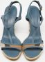 Burberry Vintage Pre-owned Canvas sandals Blue Dames - Thumbnail 3