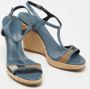 Burberry Vintage Pre-owned Canvas sandals Blue Dames - Thumbnail 4