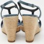 Burberry Vintage Pre-owned Canvas sandals Blue Dames - Thumbnail 5