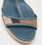 Burberry Vintage Pre-owned Canvas sandals Blue Dames - Thumbnail 7