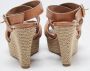 Burberry Vintage Pre-owned Canvas sandals Brown Dames - Thumbnail 5