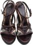 Burberry Vintage Pre-owned Canvas sandals Brown Dames - Thumbnail 2