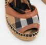 Burberry Vintage Pre-owned Canvas sandals Brown Dames - Thumbnail 6