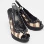 Burberry Vintage Pre-owned Canvas sandals Brown Dames - Thumbnail 4