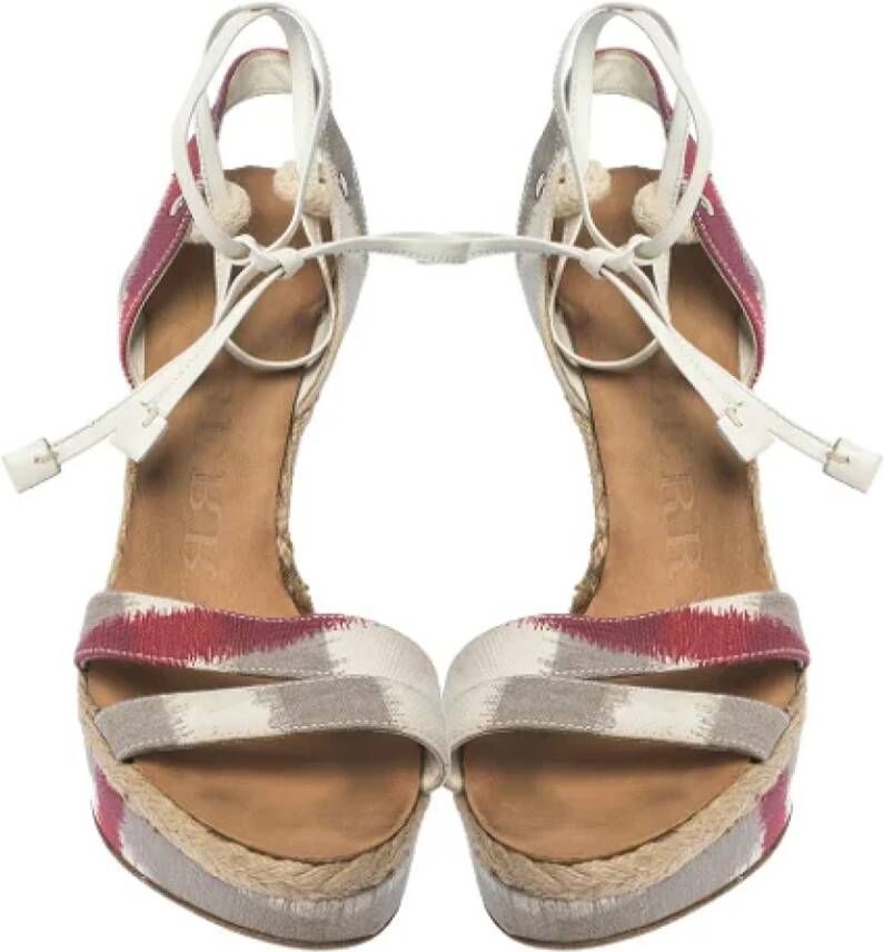 Burberry Vintage Pre-owned Canvas sandals Multicolor Dames