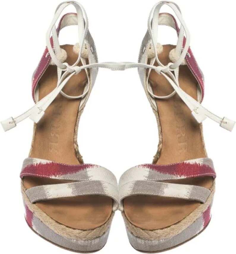 Burberry Vintage Pre-owned Canvas sandals Multicolor Dames