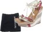 Burberry Vintage Pre-owned Canvas sandals Multicolor Dames - Thumbnail 7