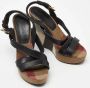 Burberry Vintage Pre-owned Canvas sandals Multicolor Dames - Thumbnail 4