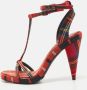 Burberry Vintage Pre-owned Canvas sandals Red Dames - Thumbnail 2